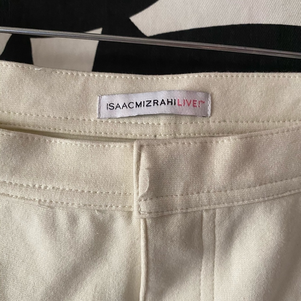 Isaac Mizrahi live White wide leg pants - Picture 4 of 6